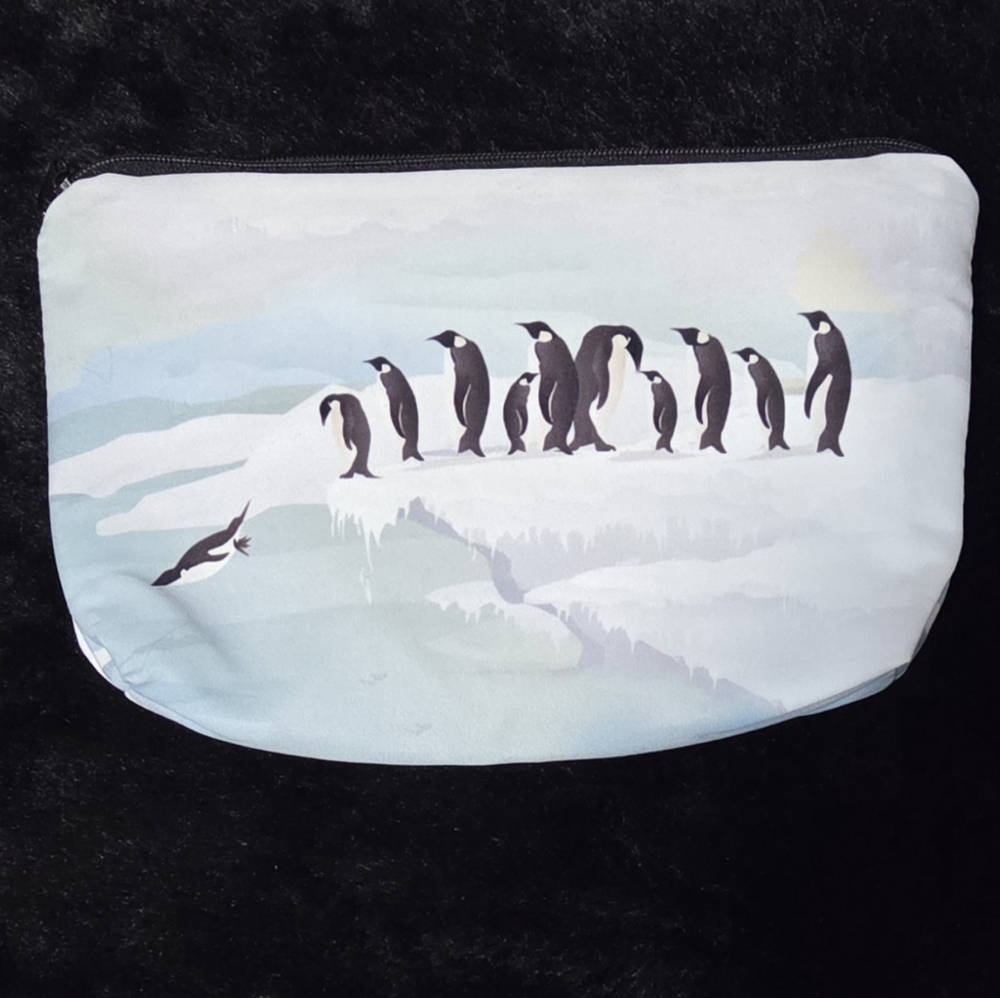 NEW- Cosmetic Bag - Penguins